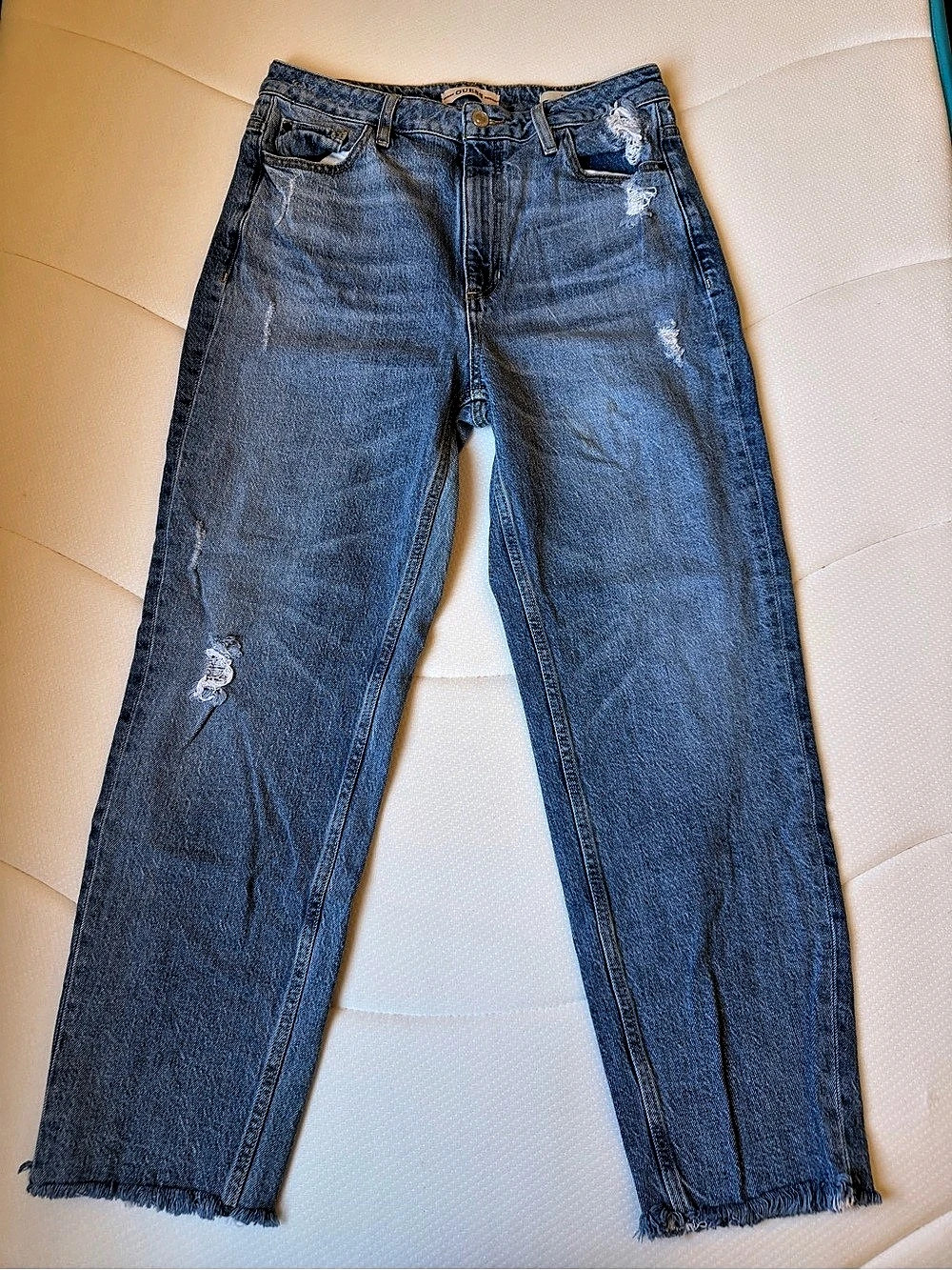 GUESS Mom Jean Denim Jeans Women’s Straight Leg High Waist 29 Cotton Vintage